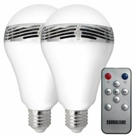 DOOMSDAY LED Light Bulb with Bluetooth Speaker, 2PK DO3538197